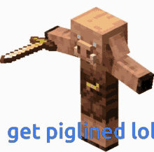 Literally a piglin ???